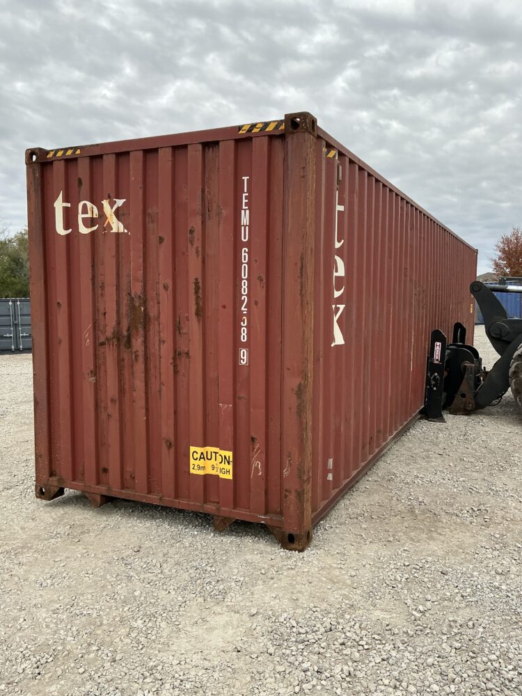 "Cargo-Worthy 40ft Shipping Container from Simple Shipping Containers, ideal for storage, tiny homes, retail spaces, and unique buildings"