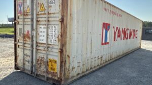 "Durable and versatile Cargo-Worthy 40ft Shipping Container from Simple Shipping Containers, ideal for storage, tiny homes, retail spaces, and unique buildings"