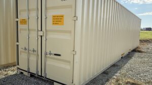"New 40ft Shipping Container from Simple Shipping Containers, perfect for storage, tiny homes, retail spaces, and unique buildings"