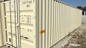 "New 40ft Shipping Container from Simple Shipping Containers, perfect for storage, tiny homes, retail spaces, and unique buildings"