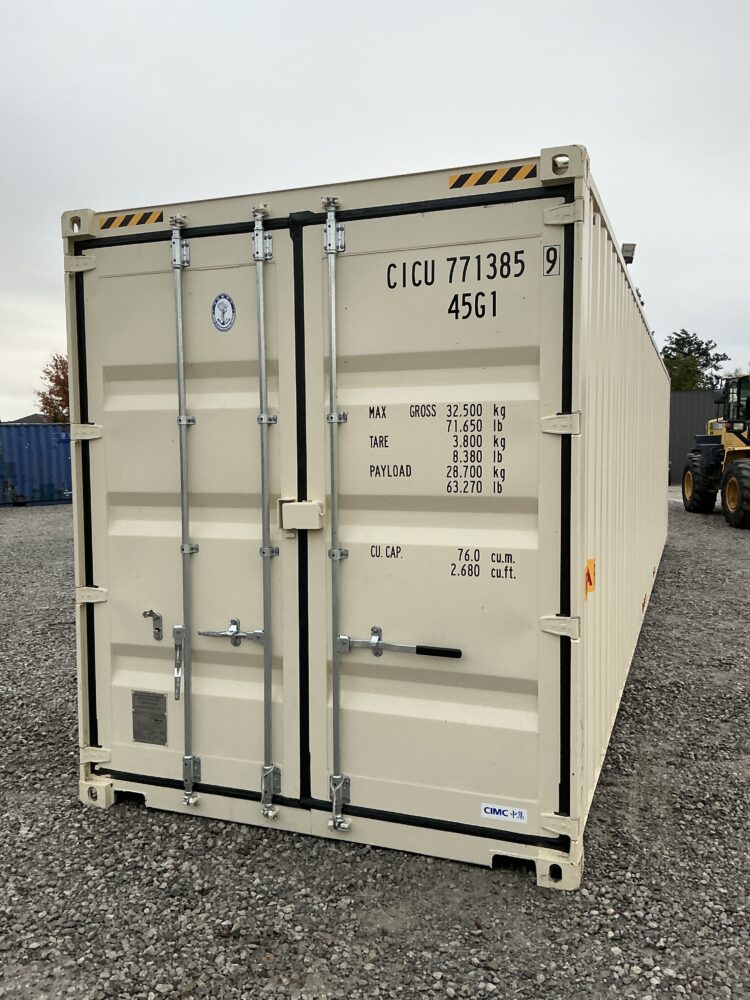 "New 40ft Shipping Container from Simple Shipping Containers, perfect for versatile, secure and durable storage or unique building solutions"