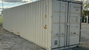 "New 40ft Shipping Container from Simple Shipping Containers, perfect for storage, tiny homes, retail spaces, and unique buildings"