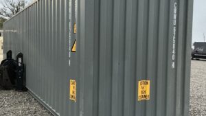 "New 40ft Shipping Container from Simple Shipping Containers, perfect for storage, tiny homes, retail spaces, and unique buildings"