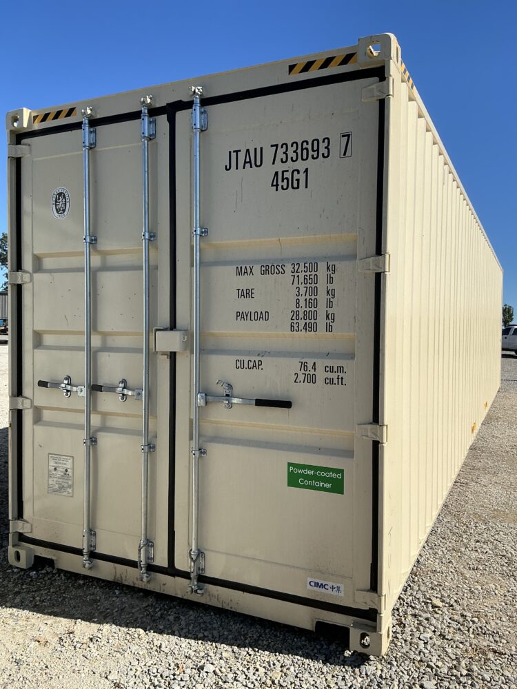 "New 40ft Shipping Container from Simple Shipping Containers, perfect for versatile, secure and durable storage or unique building projects"