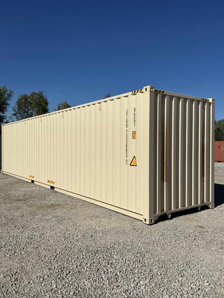"New 40ft Shipping Container from Simple Shipping Containers, perfect for versatile, secure and durable storage or unique building projects"