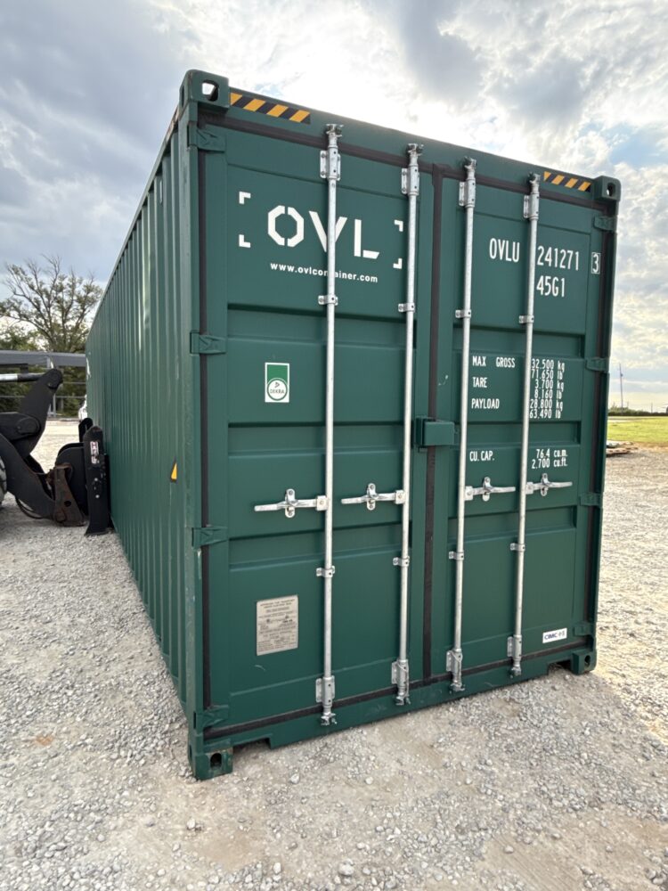 "New 40ft Shipping Container from Simple Shipping Containers, perfect for storage, tiny homes, retail spaces, and unique buildings"