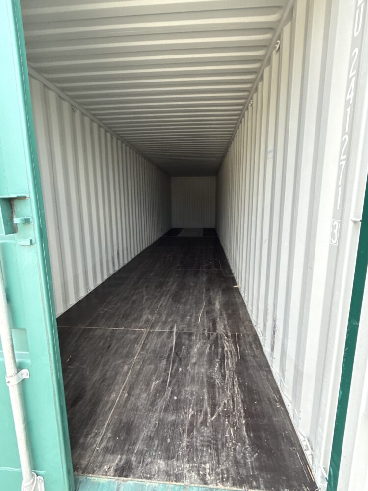 "New 40ft Shipping Container from Simple Shipping Containers, perfect for storage, tiny homes, retail spaces, and unique buildings"
