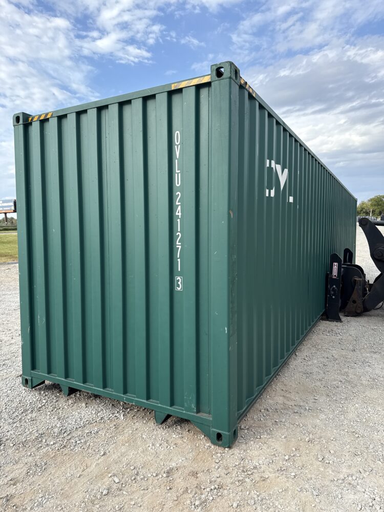"New 40ft Shipping Container from Simple Shipping Containers, perfect for storage, tiny homes, retail spaces, and unique buildings"