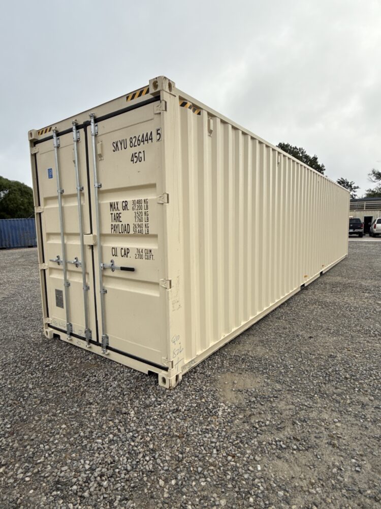 "New 40ft Shipping Container from Simple Shipping Containers, perfect for versatile, secure and durable storage or unique building solutions"