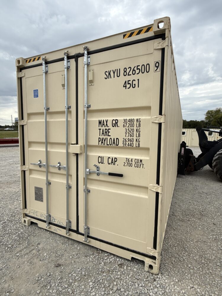 "New 40ft Shipping Container from Simple Shipping Containers, perfect for secure storage, tiny homes, and unique retail spaces"
