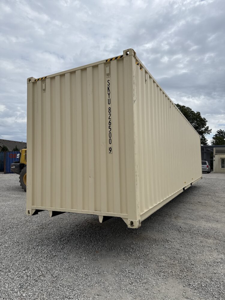 "New 40ft Shipping Container from Simple Shipping Containers, perfect for secure storage, tiny homes, and unique retail spaces"