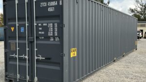 "New 40ft Shipping Container from Simple Shipping Containers, perfect for secure storage, tiny homes, and unique retail spaces"
