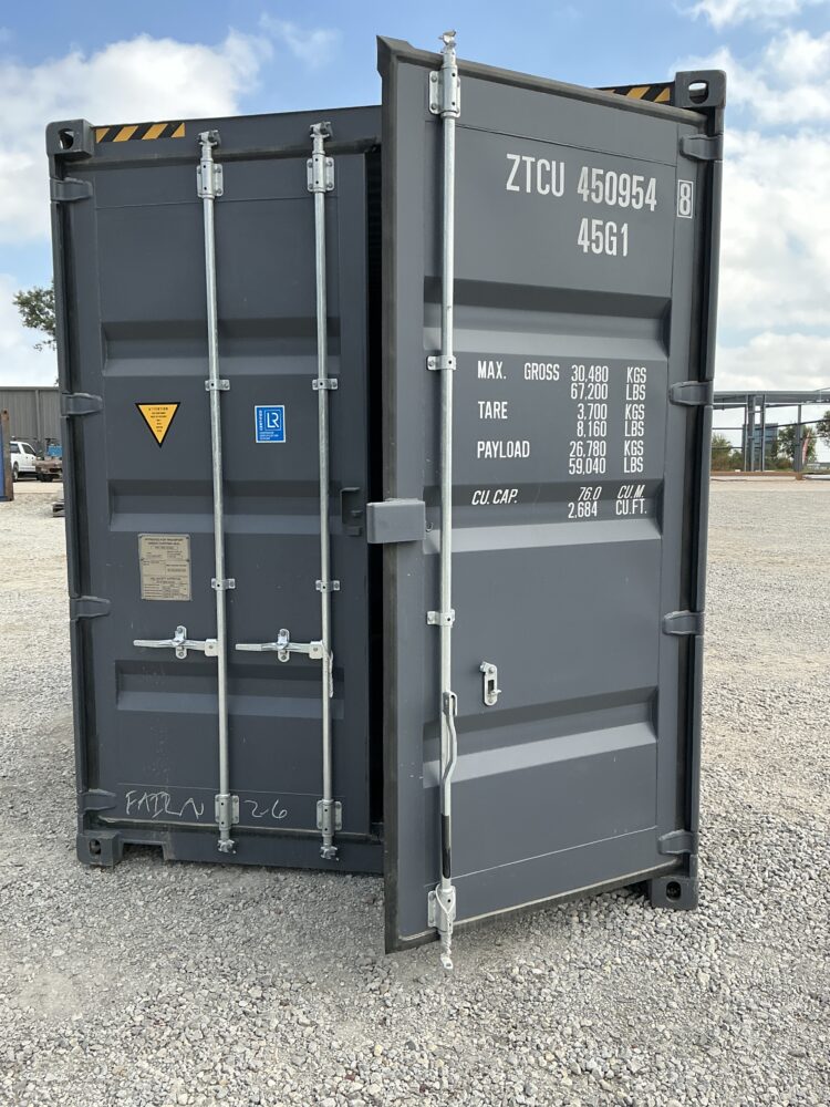 "New 40ft Shipping Container from Simple Shipping Containers, perfect for secure storage, tiny homes, and unique retail spaces"