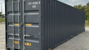 "New 40ft Shipping Container from Simple Shipping Containers, perfect for secure storage, tiny homes, and unique retail spaces"
