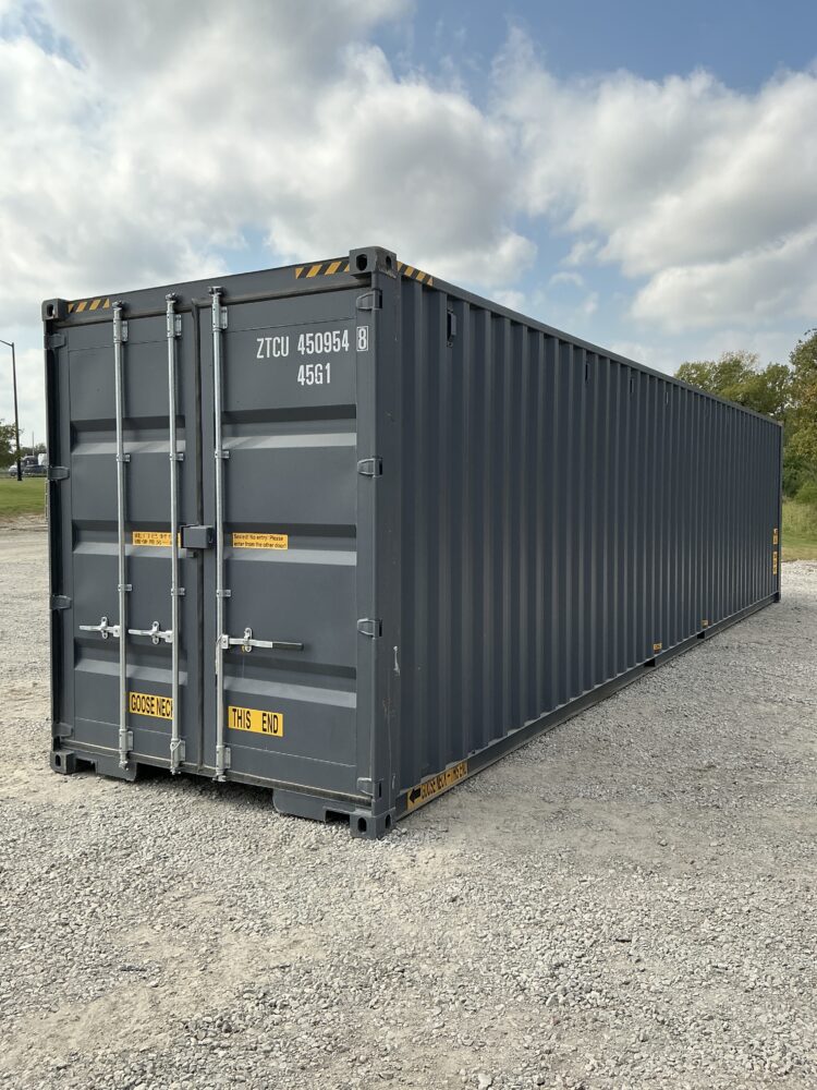 "New 40ft Shipping Container from Simple Shipping Containers, perfect for secure storage, tiny homes, and unique retail spaces"