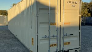"New 40ft Shipping Container from Simple Shipping Containers, perfect for secure storage, tiny homes, and unique retail spaces"