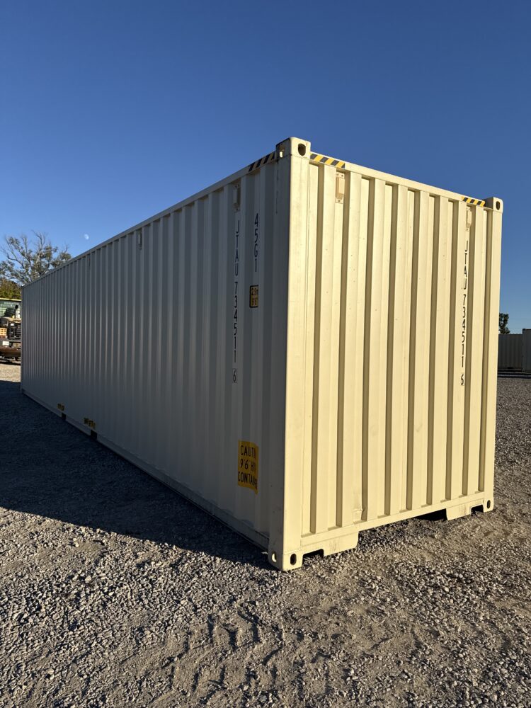 "New 40ft Shipping Container from Simple Shipping Containers, perfect for storage, tiny homes, retail spaces, and unique buildings"